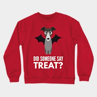 Greyhound Halloween Trick or Treat Crewneck Sweatshirt